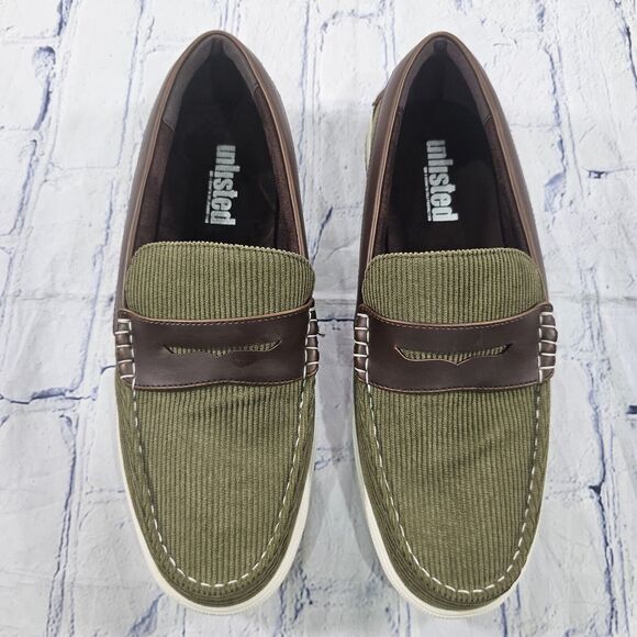Unlisted Kenneth Cole MENS 9 Boat Shoe Un-Anchor Corduroy Loafer Dress Moc Toe main image 4